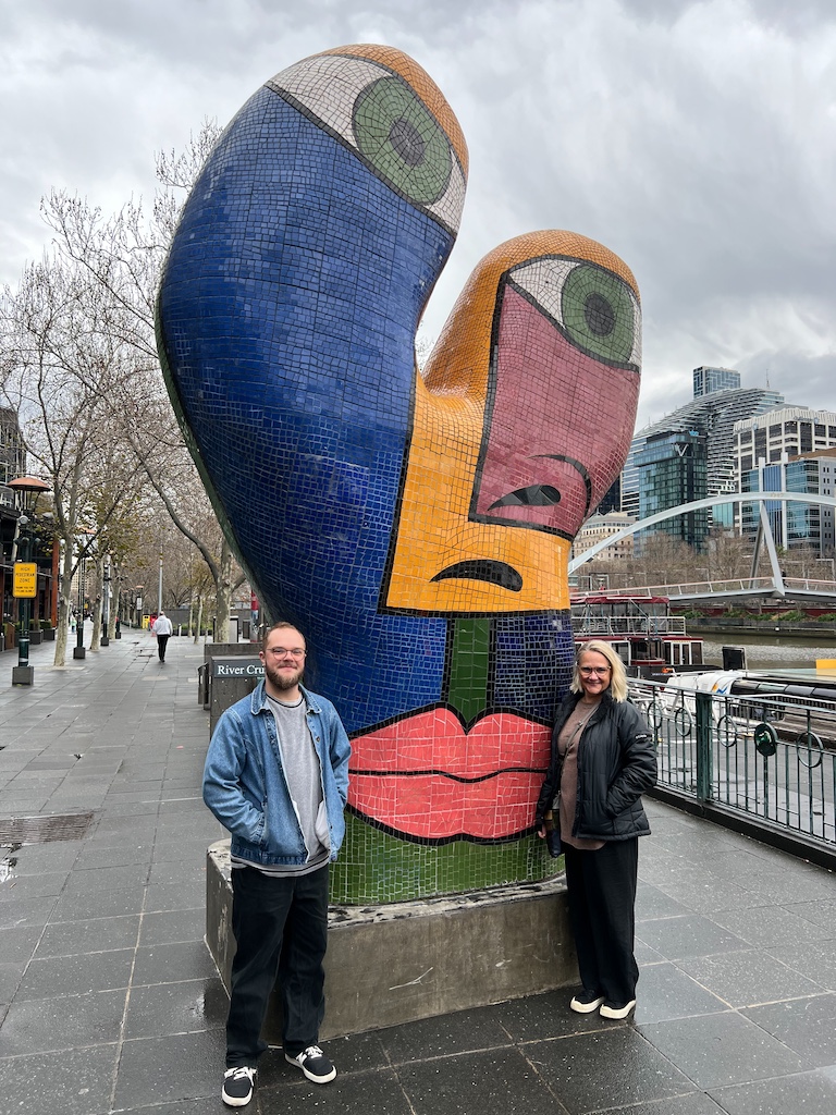 Sculpture by the Yarra River